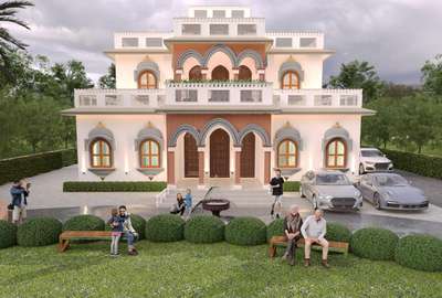 Mr.Sukhwant singh ji classical villa design by Dream rise designer @Ar.sandeep kaur