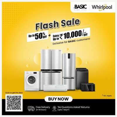 We are excited to announce our partnership with Whirlpool  and adorn your home with your favorite Whirlpool appliances! These appliances come with the guarantee of unmatched quality and ease out in your daily chores.

#basicloan #homeloan #homeloan #houseloan #emis 
#finance #gmo #zeebusiness #financegoals #repayment #loan #advisory #technology #newhome #fintech #homeloantips #bank
#home #loanagainstproperty #homeloanprocess
#renovationloan   #plotloan #propertyloan #dreamhome #everydaycare #whirlpoolindia #whirlpool