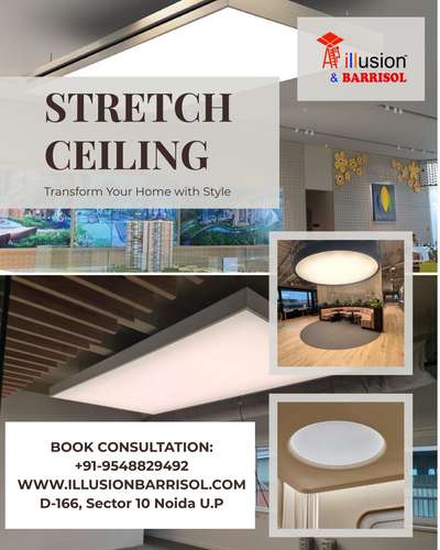Luxury isn't loud. It's in the details most people never notice—until they do. 💎
The seamless finish. The perfectly integrated lighting. The architectural precision that transforms rooms into experiences.
This is Barrisol. This is Illusion. This is what's possible when craftsmanship meets vision.
#StretchCeiling #BarrisolCeiling #CeilingDesign #InteriorDesign #ModernInteriors #LuxuryInteriors #HomeDecor #InteriorInspiration #ArchitecturalDesign #FalseCeiling #CeilingIdeas #InteriorArchitecture #HomeRenovation #ModernHome #ContemporaryDesign #DesignInspiration #InteriorStyling #HomeImprovement #CommercialInteriors #OfficeDesign #NoidaInteriors #DelhiNCR #InteriorDesignIndia #HomeInteriors #LuxuryHomes #DesignLovers #InteriorGoals #ModernLiving #HomeTransformation #illusionbarrisol