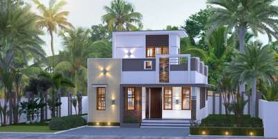 Exterior design 
 #exteriordesigns #exteriors #3dmodeling #ElevationHome #ElevationDesign #1160sqft   #25LakhHouse  #elegantdesign