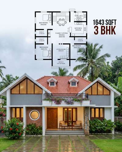 1643 Sqft 3 Bhk Home
Budjet: 38 Lakhs
South Facing


#3BHK #3BHKHouse #KeralaStyleHouse #colonialhouse #keralastyle #FloorPlans #3delevations #3Dexterior #SouthFacingPlan #budjecthomes #freeplan #keralaarchitectures #2DPlans #architecturedesigns #keralahomedesignz #ElevationHome #elevations