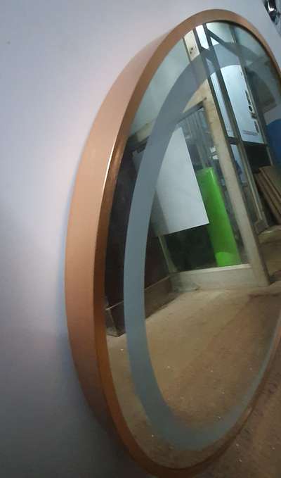 # LED mirror with pvd metal frames