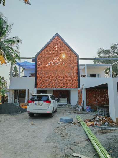Rennovation of Residence at Chandiroor - Jally Facade