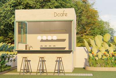 Simplicity brewed to Perfection: A coffee Kiosk Oasis.
Location: Calicut, India
 #calicutdesigners 
 #kiosk 
 #kioskdesign
 #coffee 
 #simple 
 #white
 #biege