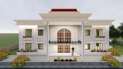 house 3 d view for Mr. Naseem At Roorkee