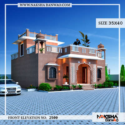 "Better living begins at Home"
New Traditional front elevation design at Jodhpur.
Share your review in comments

#nakshabanwao #nakshabanwaojaipur #houseelevationdesign #frontelevationdesign #modernhousedesign #frontelevationdesignideas