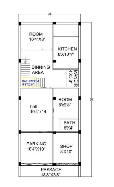 20x50 area 
 #CivilEngineer 
 #Architect  
 #civilcontractors