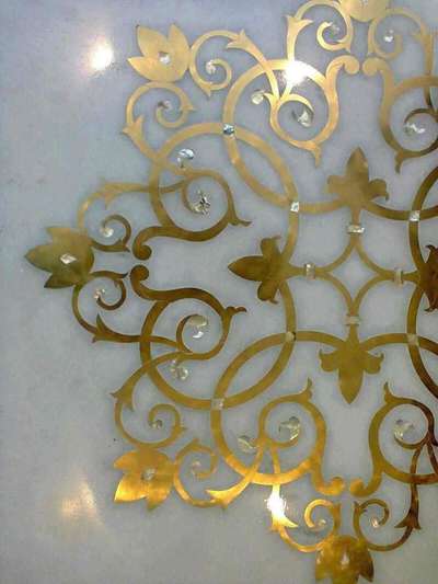 marble and brass inlay work. 9319795053 #