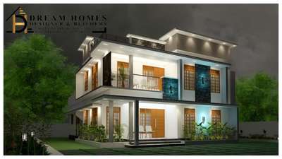 #elevation#
#semi contemporary#
#2 storey#