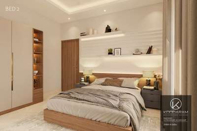 koodaram Builders And Interiors  #BedroomDecor