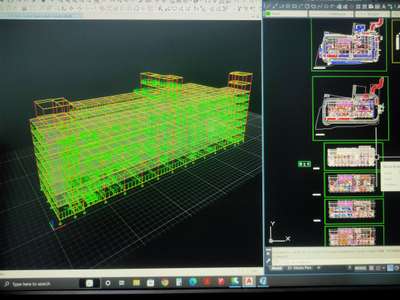 hospital building _ ETABS Model
#structuralengineering