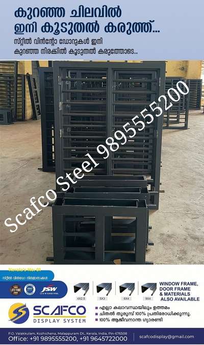 Scafco Steel Door Frame And Window Frames manufacturer 9895555200