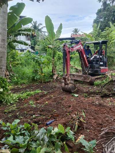 plot  cleaning work at Ernakulam