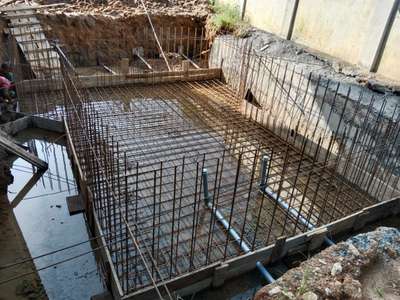 ongoing swimmingpool project kothamangalam  #keralahousedesigns