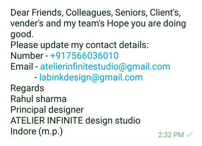 #feel_free_to_contact #InteriorDesigner #Architect