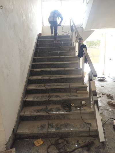 stainless steel railing work 950 running foot  #steel