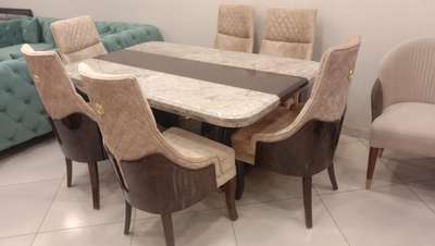Marble Dining table 

#DiningChairs #DiningTable #diningset