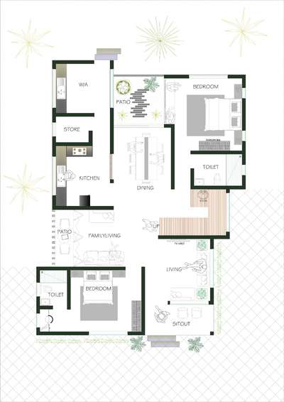 1500 sqft plan