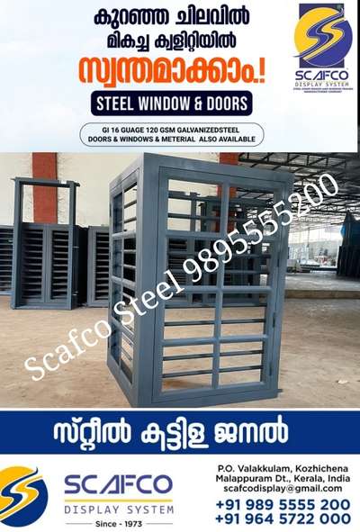 Scafco Steel Door Frame And Window Frames manufacturer 9895555200