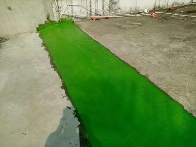 Terrace water proofing using fiber mat layer  and coating #WaterProofings #terracewaterproofing #fiberwaterproofing