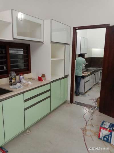 kitchen cupboard or plywood or glass or profile handil