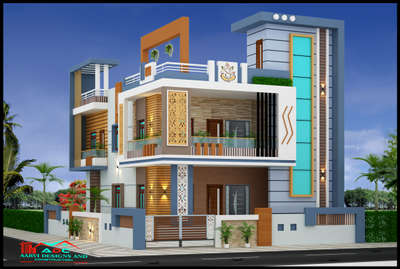 One more Proposed residence at Jhujhunu
Design by Aarvi Architects 
Con: 6378129002, 7689843434