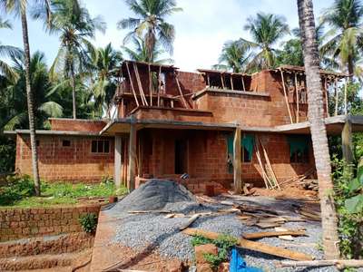 Laterite stone wall house