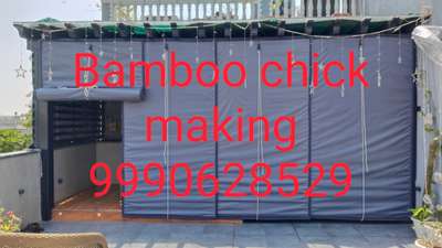 Bamboo chick balcony sefty l bamboo chick installation, West Patel nagar Delhi 9990628529