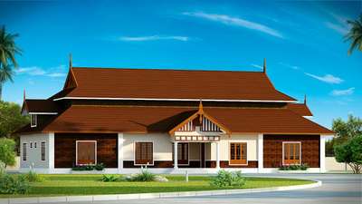 Completed residential project .
Full work including design,structural,interior and landscaping.
 #TraditionalHouse  #traditionalstylehouse