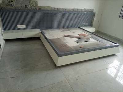 bed with side box