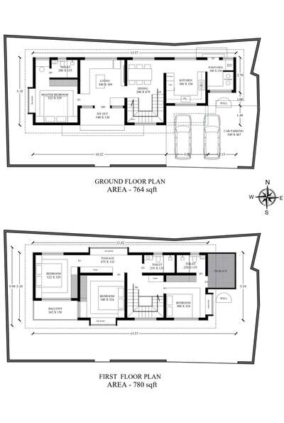 1500 sqft residential building plan.  #KeralaStyleHouse  #architecture  #4BHKPlans  #ContemporaryHouse