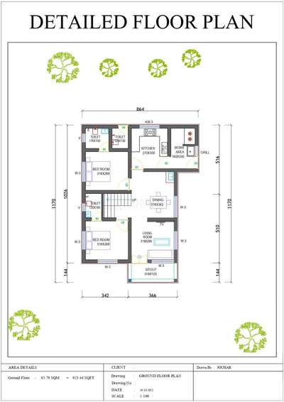 2d plan
2bhk
ground floor plan
 #FloorPlans #2BHKPlans