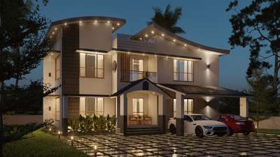 groundfloor - 1032sqft
firstfloor - 704sqft
total- 1736sqft
4bhk
name: gafoor
place:ponnani
 #4BHKHouse #exteriordesigns