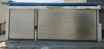 big size rolling shutter 22×11 ft gear machine operated