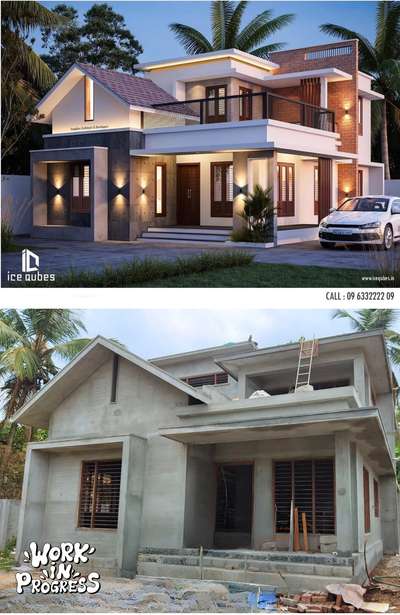 Work In Progress #KeralaStyleHouse #kodungallur #Architectural&Interior