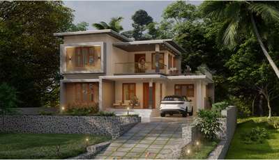 #ProposedResidenceDesign 
kizhuparamba
#3d view#realistic rendering