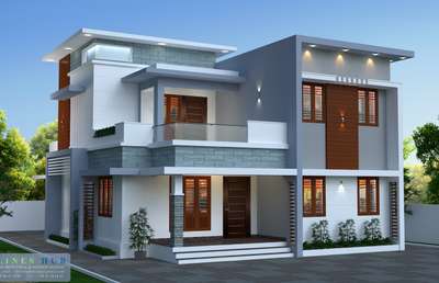 1800sqft residential building 3d view