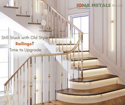 Upgrade to modern designs 
#handrails #GlassBalconyRailing #GlassDoors #GlassStaircase #WindowGlass #glassworks #StaircaseDesigns #SteelStaircase #Architect #architectural_design