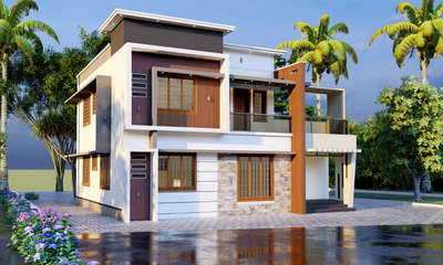 2052 sq.ft Home Design
contemporary elevation