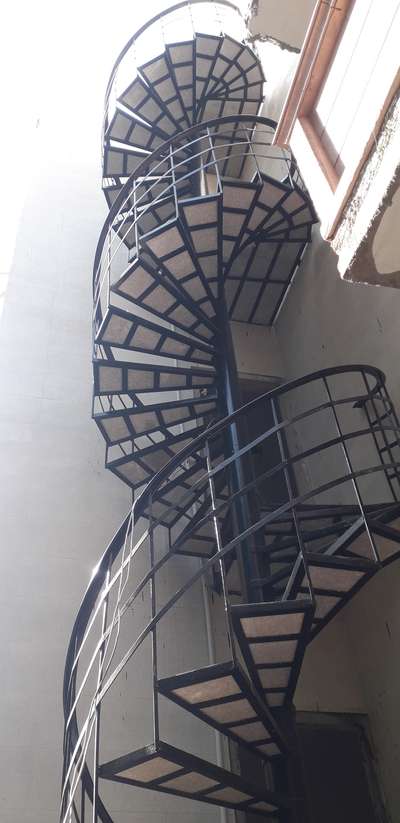 # MS spiral staircase. (aprox hight 30' to 32')