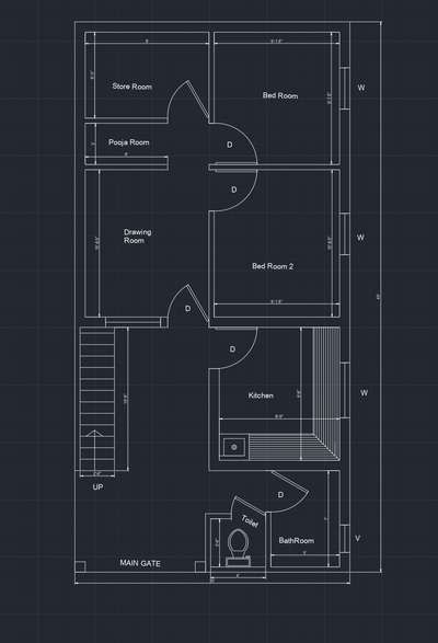 20X40 ft House Map 
we provide be design on your suggestion thankyou 
contact us