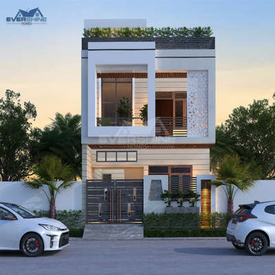 Front elevation 🥰 #Front  #ElevationHome  #ElevationDesign  #evershinehomes  #panchyawala  #sikar  #rajasthan  #jaipur