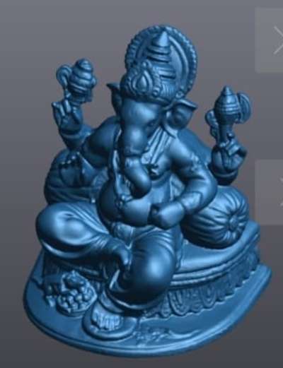 lord ganesh 
made by pla which is bio-degrable material , it causes  not harm for environmental  and any human being 
1 feet in size  #3dprinting  #HomeDecor  #sculpture  #ganesha  #gsnesha_art #ganeshmural  #idol