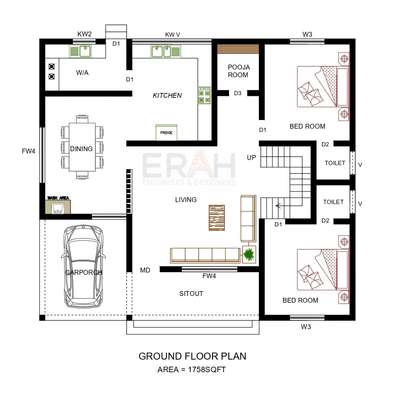 #7centPlot #2800sqft #buildingplan #doublestory