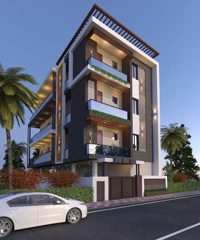 3D elevation in minimum cost#3delevationhome #CivilEngineer #architecturedesigns