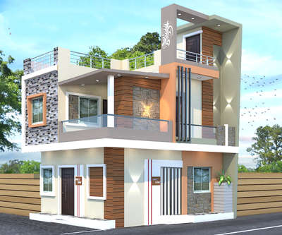 contact me for attractive house elevation
Er. Rajesh Acharya 83495-66695 #HouseDesigns 
#ElevationHome 
#ElevationDesign 
#frontElevation 
#3dhousedesigns