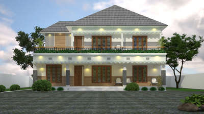 #KeralaStyleHouse  #keralahomeinterior  #3d_exterior  #homedesignkerala