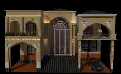 front elevation
 #exterior_Work  #skechup 
 #sketchupmodeling  #vrayrender