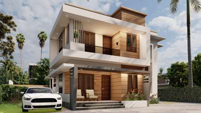 Elevation design done for Mr.Rasaaq
1850sqft
#3Ddesign 
#Architect #architecturekerala 
#ElevationHome 
#Residencedesign