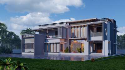 #HouseDesigns #ContemporaryHouse #ElevationHome #ElevationHome #3500sqftHouse #LandscapeIdeas #freelancework